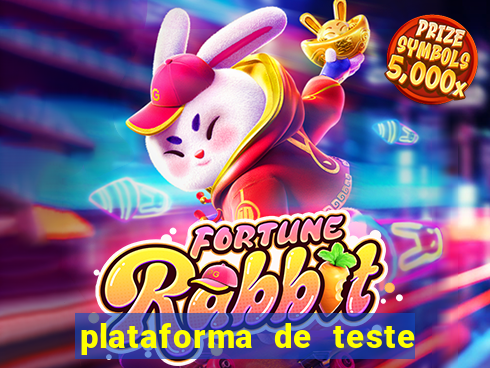 plataforma de teste pg rabbit